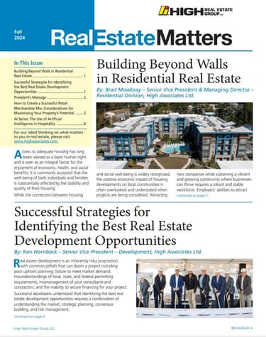 Fall 2024 Real Estate Matters