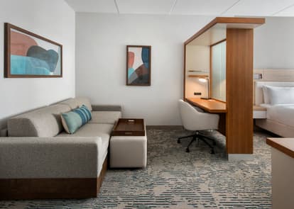 Interior photo of guest room 